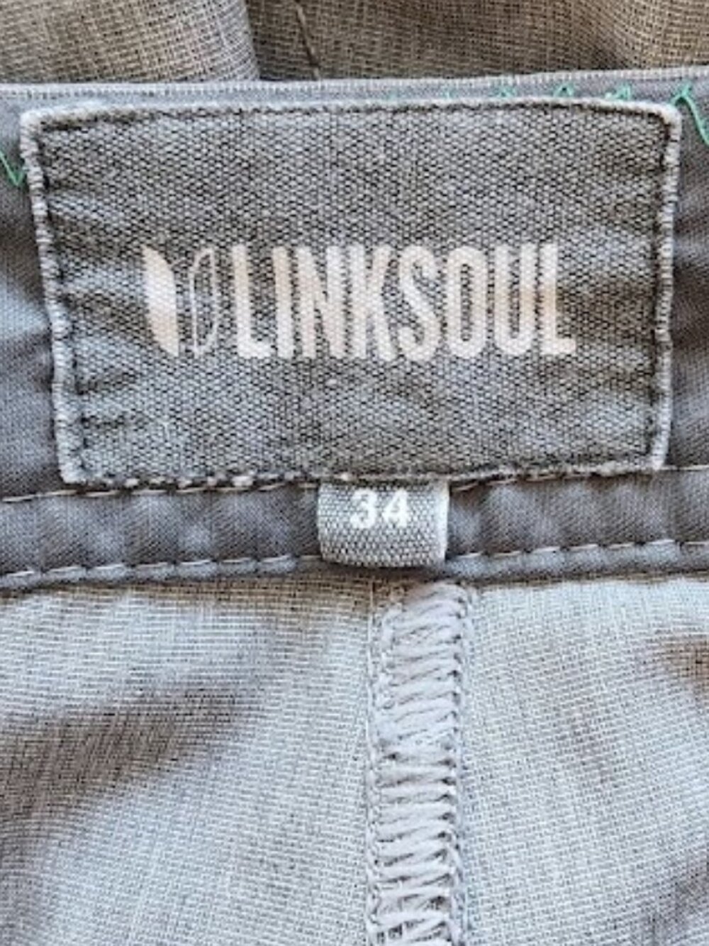 Linksoul Men's Golf Shorts in size 34 - Picture 3 of 3
